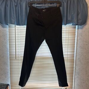 Express Black Ankle Cropped Pants with Tapered Leg